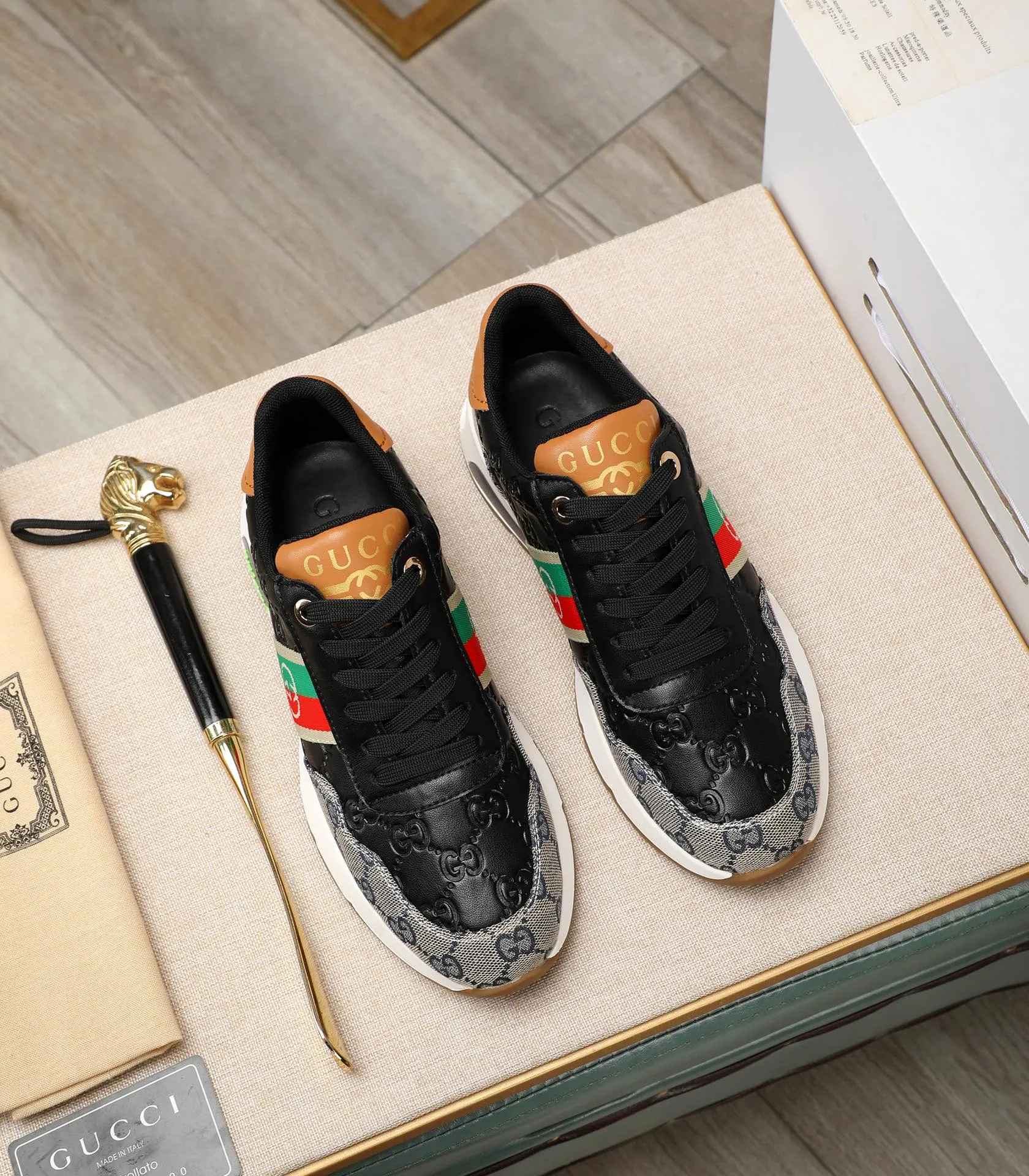 Men's men's shoes💰460 GUCCI🔍🔍2023 latest model On sale at the same time at the counter, original calfskin imported from Italy, genuine leather lining, (high-end, luxury, and class) exquisite workmanship, soles: original soles specially provided by the original factory, ⚠Exclusive double-layer movable molded soles are super comfortable⚠, real photos🎬The real ones are better🔍🔍"High quality·Follow the order" code number 38-44